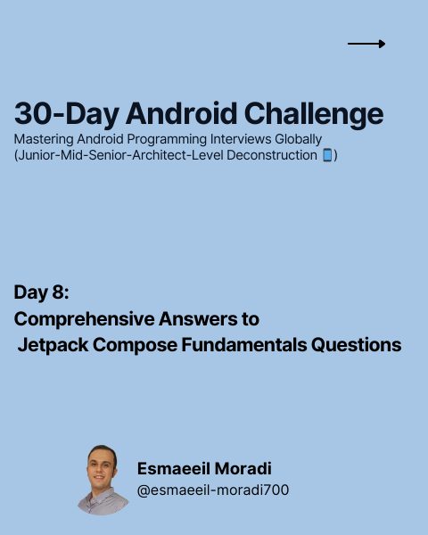 Day 8 — Jetpack Compose Fundamentals